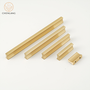 CHENLANG High Quality Adjustable Cabinet <strong>Door</strong> Handle Solid Brass Furniture Hardware <strong>Knob</strong> Pull for Drawer Kitchen Modern Design - Product Image 1