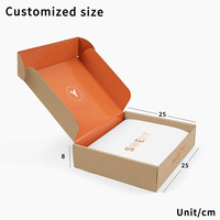 Boîte cadeau express pour chaussures et vêtements, en carton ondulé, avec pelliculage mat, dorure à chaud, doublure en mousse, boîte carrée faite à la main