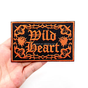 Parche Bordado Wild Heart - Diseño Gótico Vintage, Parche Decorativo para Coser en Ropa Urbana - Product Image 3
