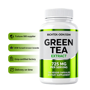 <span class=keywords><strong>Capsule</strong></span> brûle-graisses au thé vert et au guarana 100% naturel à base de plantes pures avec polyphénols pour la minceur - Product Image 1