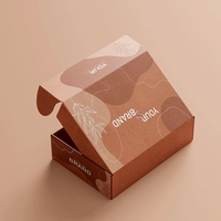 KAKA Conception Gratuite Logo Personnalisé Carton Expédition Internationale Boîte d'Emballage Cadeau Vierge en Carton Ondulé pour la Vente au Détail