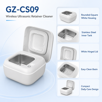 Nettoyeur ultrasonique pour appareils dentaires IPX5 résistant à l'eau, 18W, sans fil, pour prothèses dentaires et aligneurs transparents