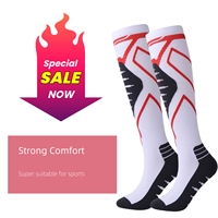 Chaussettes thermiques de haute qualité isolation chauffante coupe-vent pour le ski snowboard genou haut logo de manchette personnalisable