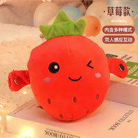 Seri Mainan Musik Plush Buah dan Sayuran T EPT, Mainan Interaktif Sensorik Suara untuk Belajar Aktivitas bagi Bayi dan Balita