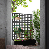 Panel de Acero Galvanizado Ecológico, Duradero y Ligero para Privacidad en el Hogar, Jardinera, Decoración de Jardín con Corte Láser DIY