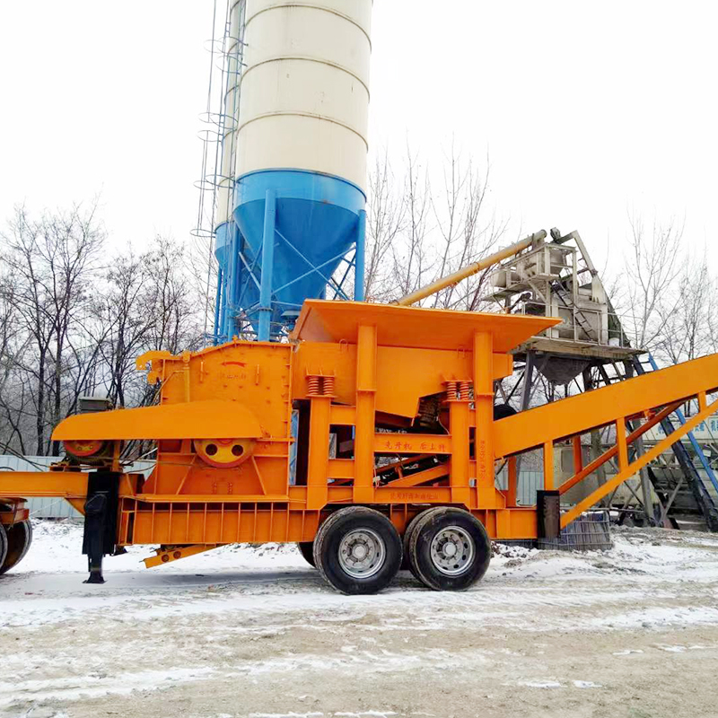 Heavy Duty 400T/H Mobile Crusher Vibrating Feeder+Screen Mining Package