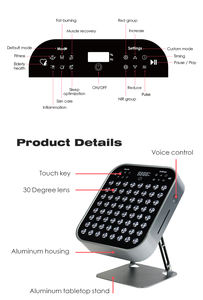 BIOMOL lampu merah inframerah tubuh, alat terapi penghilang rasa sakit, bagian tubuh 610nm 630nm 660nm 810nm 830nm - Product Image 2