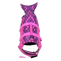 Maillot de bain et gilet de sauvetage pour chien sirène requin, design personnalisable européen-américain, vêtements de natation d'été pour animaux de compagnie