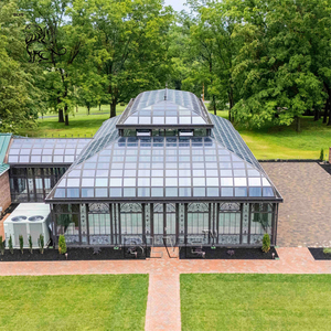 ब्लेड बड़े कस्टम विटोरियन शैली आउटडोर गार्डन सूरज कमरे रूढ़िवादी लोहे के गज़ेबो ग्लास ग्रीन हाउस - Product Image 2