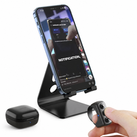 Cincin Kontrol Jarak Jauh TikTok untuk iPhone iPad Ponsel Android Tablet PC Penggulung Video Tanpa Sentuh Tombol Rana Kamera Pembalik Halaman Ebook