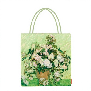 Nuevo Bolso de Hombro Plegable con Estampado de Alta Gama de Pinturas al Óleo de <span class=keywords><strong>Van</strong></span> <span class=keywords><strong>Gogh</strong></span>, Estilo Ligero y Lujoso, para Mujer, de Lona Artística, Capacidad Media, para Estudiantes - Product Image 1