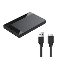 Harga Pabrik Hdd Enclosure Usb 3.0 2.5 Inch Kotak Casing Hard Drive Disk Eksternal untuk HDD SSD SATA 7mm-9.5mm