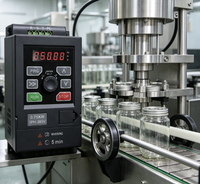 Variador de Frecuencia GT20 AC de 4kW-22kW 220V/380V para Motor y Compresor, Línea de Enlatado de Alimentos con Interfaz RS-485 y 0-550Hz