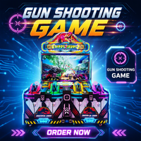 Simulateur de tir en salle, machine de jeu vidéo électronique de tir au pistolet pour enfants et adultes, appareil de divertissement commercial