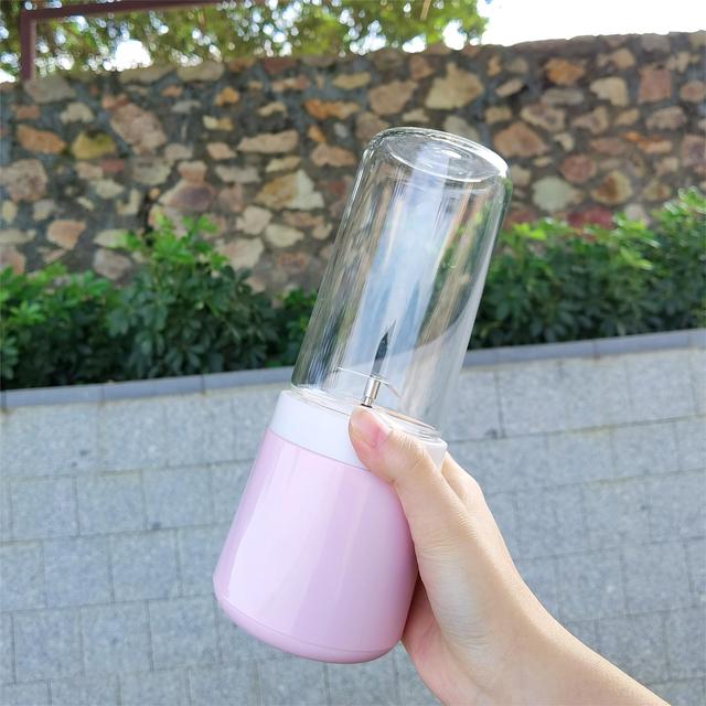 Wholesale Household Glass Cup Smoothie Maker Personal Travel Fruit Mixer USB Blender Rechargeable Portable Blender Mini