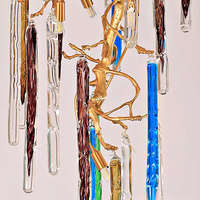 Plafonnier led suspendu en verre avec gouttes de pluie, design moderne de luxe, pour escalier, bulles claires, long lustre