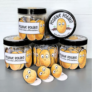 Cartes d'affirmation Positive Pickle, cartes postales mignonnes de rappel, coffret cadeau, cartes de motivation en papier de 3 pouces, cartes de collection pour la décoration de bureau - Product Image 4