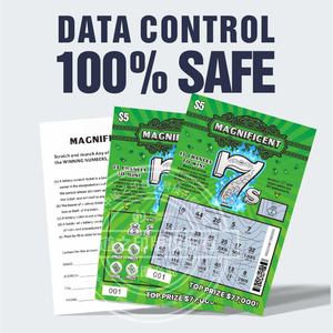 Tarjeta de Raspar para Lotería Ecológica de Primera Calidad, Cartón Corrugado/Dúplex, Resistente, Color Personalizado, Hermosos Diseños Impresos - Product Image 3