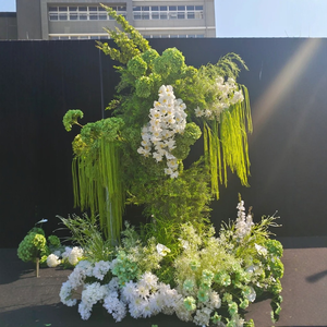 Cây giả treo trần, làm từ len, hoa giả Amaranthus Caudatus dùng trang trí cổng cưới - Product Image 4