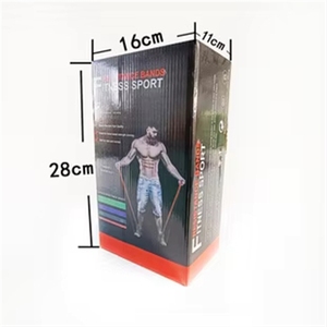 ラテックス製レジスタンスバンド プルアップバンド 男女兼用 ジムトレーニング エクササイズバンド - Product Image 3