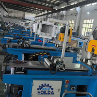 Machine de découpe de tuyaux circulaires en métal à entraînement par engrenages semi-automatique pour tuyaux en acier inoxydable et en alliage, haute productivité