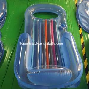 Şişme yetişkin su salonu yatak havuzu şamandıra plastik havaya uçurmak plaj yüzme kanepe sandalye yüzen - Product Image 3