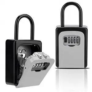 Wall Mounted Password Combination Key Safe Storage Box Padlock