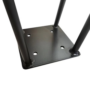 Support de pied de chaise de skateboard en fil solide 430mm 500mm 600mm 720mm en acier au carbone noir, design industriel, installation facile - Product Image 2