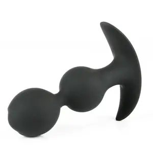 Rolling Bead <b>Vibrating</b> Anal Plug Dildo Butt Plug Pull Bead Toys For Adult - Product Image 2