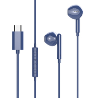 Vente en gros mini casque d'ordinateur original personnalisé pour mobile Écouteurs de type C écouteurs filaires avec microphone