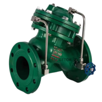 Vanne de contrôle multifonctionnelle à diaphragme/piston JD745X-10/16Q, anti-retour et anti-choc d'eau