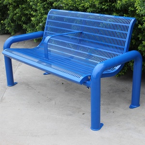 Hot <strong>Sale</strong> Perforated Steel Metal Sheet Outdoor <strong>Garden</strong> Park <strong>Benches</strong> - Product Image 4