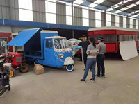 Tricycle électrique à 3 roues, chariot de restauration rapide, pour la livraison de snacks, de chiens chauds, OEM CE,