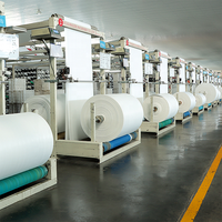 1.2m genişlik toptan kumaş rulo polipropilen boru şeklindeki kumaş rulo polipropilen nonwoven rulo kumaş için 1000kg jumbo çanta