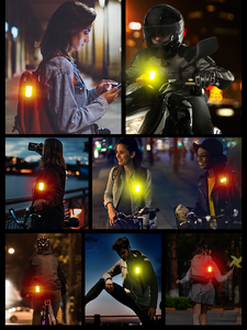 Clip Reflectante Magnético de Alta Visibilidad, Reflector Ligero para Mochila, Etiquetas de Advertencia de Seguridad para Ropa, Cochecito, <span class=keywords><strong>Bicicleta</strong></span> - Product Image 6