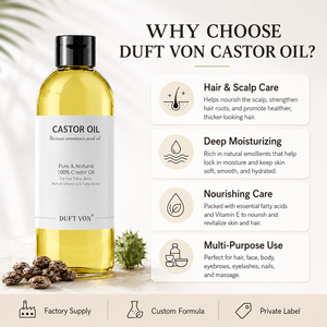Aceite de Ricino Personalizado OEM, Hidrata el Cabello y la Piel, Antiencrespamiento, Promueve un Cabello Más Liso y Brillante, Rico en Vitamina <span class=keywords><strong>E</strong></span>, <span class=keywords><strong>Natural</strong></span> - Product Image 6