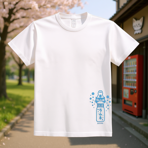 T-shirt da uomo e da donna a maniche corte con stampa Cat Ramune Nekonoshima, abbigliamento promozionale - Product Image 3