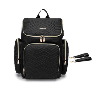 Multifuncional Grande Capacidade Nylon Fralda Mochila Impermeável Múmia Saco Portátil Mudar Estação Moda Viagem Essencial - Product Image 1