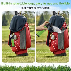 Cepillo Limpiador de Palos de Golf Viros, Plástico PP, Gran Capacidad, con Gancho para Escurrir Agua, Estuche Protector, Kit de Limpieza de Golf con Logotipo Personalizado - Product Image 5