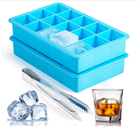 Congélateur fait maison boissons whisky bière outil sans BPA réutilisable durable facile à libérer bacs à glaçons en silicone flexibles