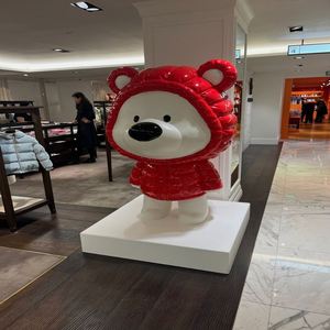 <span class=keywords><strong>Sculpture</strong></span> de personnage de dessin animé en fibre de verre, grande figurine de poupée tendance pour la décoration de salon, style célébrité d'Internet - Product Image 3