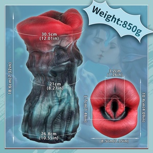 LK-7314 Abyss.Kiss Masturbador Manual de Silicona de un Solo Canal, Serie de Criaturas de Fantasía, Masajeador de Pene Más Vendido para Mayores de 18 Años - Product Image 6