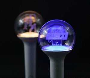 Flat Slim Acrylic LED Light <b>Stick</b> for Idol Concert Fan Meeting Support Cheering Glow <b>Stick</b> with Custom Logo - Product Image 4