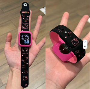 Nuevo patrón de gatito de amor en relieve Linda <span class=keywords><strong>correa</strong></span> de silicona <span class=keywords><strong>Correa</strong></span> pulsera para <span class=keywords><strong>Apple</strong></span> Series 11 10 9 SE <span class=keywords><strong>Ultra</strong></span> 2 Accesorios - Product Image 2