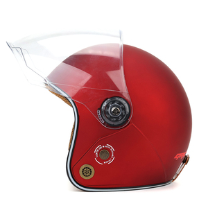 หมวกกันน็อคแบบครึ่งใบสไตล์เรโทรสำหรับมอเตอร์ไซค์ ขายดี รุ่น Unisex พร้อมเลนส์ยาวใสความคมชัดสูง สีสันปรับแต่งได้ วัสดุ ABS - Product Image 3