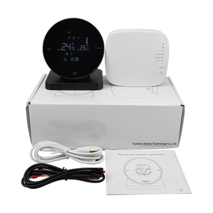 <span class=keywords><strong>Thermostat</strong></span> mural <span class=keywords><strong>sans</strong></span> fil pour <span class=keywords><strong>chaudière</strong></span>, chauffage par le sol, application Graffiti, contrôleur intelligent à commande vocale, réglage constant - Product Image 2