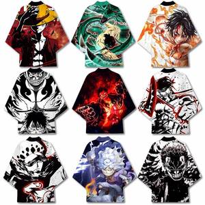 Luffy, Zoro, Nami, Sanji, Law, Haori Japonés, Kimono de Anime, Capa, Ropa - Product Image 1