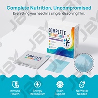 Complément de bien-être portable en bandelettes minces multivitaminées (Vitamines A, B, C, D, E et complexe minéral) – Fabrication ODM, emballage personnalisé