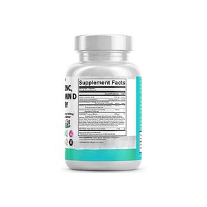Quercetin 1000mg Zinc 50mg <strong>Vitamin</strong> C 1000mg <strong>Vitamin</strong> D 5000 IU <strong>Bromelain</strong> Elderberry Lung Immune Defense Support Immunity Allergy - Product Image 4
