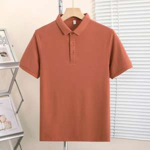 220GSM Polyester Cotton Dry Fit Breathable Men's Plain Blank Golf <b>Polo</b> Shirts Custom Logo Embroidery Printed Casual Wear - Product Image 3